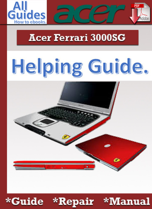 Product picture Acer Ferrari 3000SG Guide Repair Manual