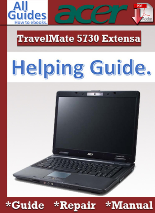 Product picture Acer TravelMate 5730 Guide Repair Manual